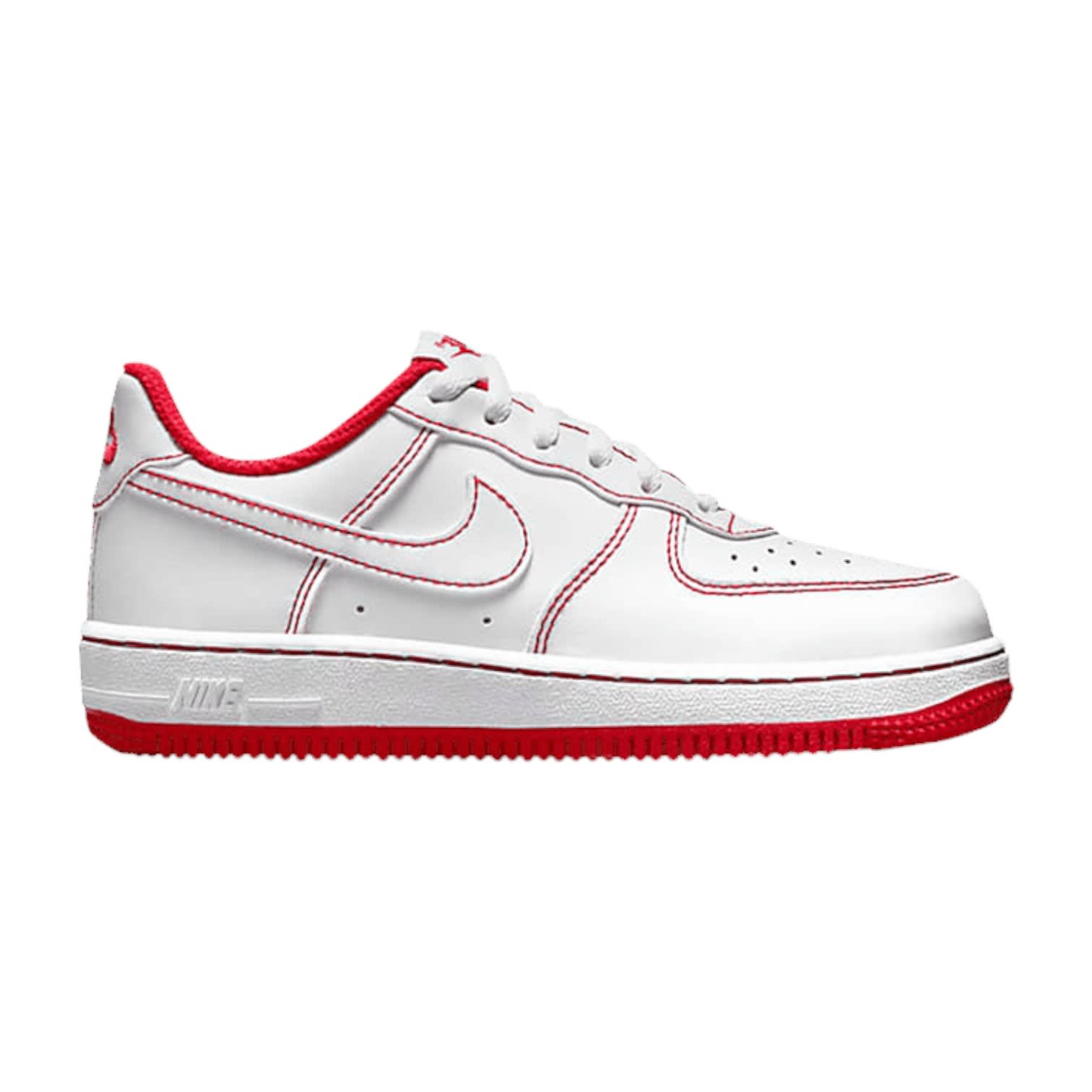 Nike Air Force 1 Contrast Stitch Red (PS)